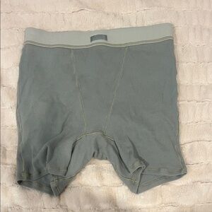 Skims sage green boxer Briefs